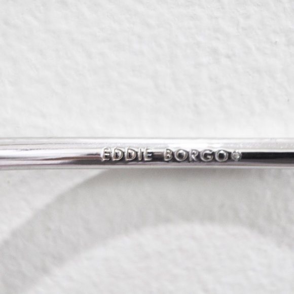 New EDDIE BORGO Celestial Orbit Moon Silver CHOKER - Picture 5 of 8